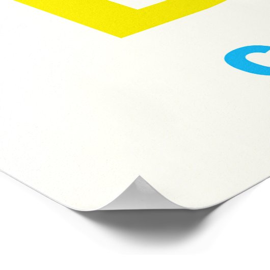 Poster van het wijnjaar Barcelona (Hoek)