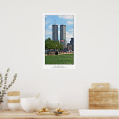Poster van het World Trade Center (Keuken)
