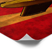 Poster van het Zee van het vliegveld van Catalina (Hoek)