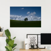 Poster van het zomerlandschap (oude Linslade 8354) (Thuiskantoor)