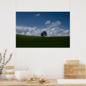 Poster van het zomerlandschap (oude Linslade 8354) (Keuken)
