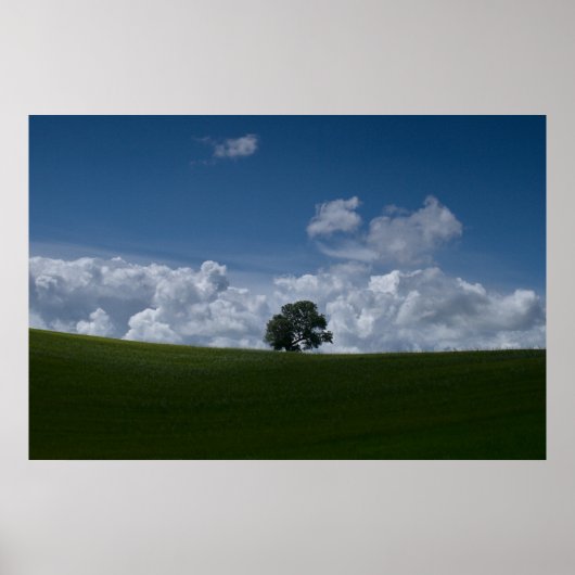 Poster van het zomerlandschap (oude Linslade 8354) (Voorkant)