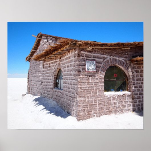 Poster van het Zouthotel Uyuni (Voorkant)