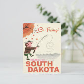  poster van het Zuid-Dakota Briefkaart (Staand voorkant)