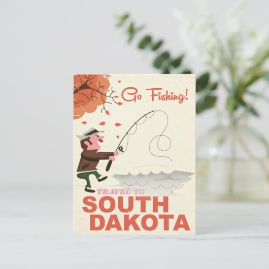  poster van het Zuid-Dakota Briefkaart (Staand voorkant)