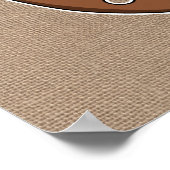 Poster van hoefijzer en paarden (Hoek)