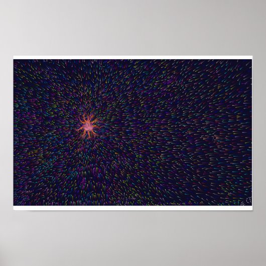 Poster van hogere dimensie van universa (Voorkant)