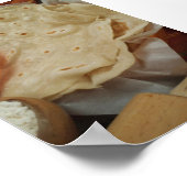 Poster van Homemade Flour Tortillas, vers (Hoek)
