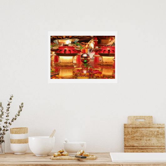 Poster van houten beesten (Keuken)