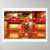 Poster van houten beesten (Voorkant)