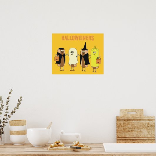 Poster van Houtweiners (Keuken)