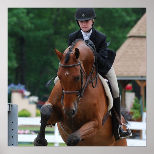 Poster van Hunter Horse Show (Voorkant)