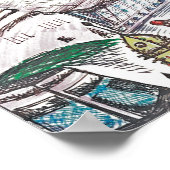 Poster van Iconische architectuur van Kansas City (Hoek)