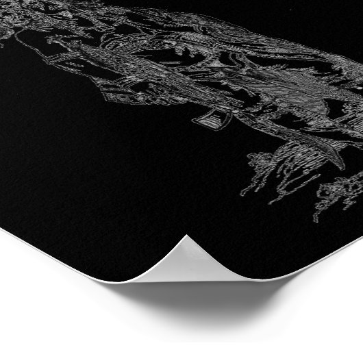 Poster van Indiaas opperhoofd (Hoek)