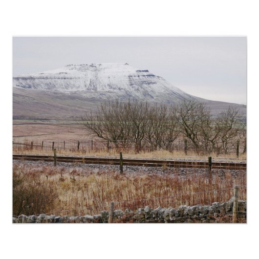 Poster van Ingleborough Yorkshire (Voorkant)