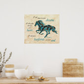 Poster van Inspirerend paarden (Keuken)