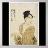 Poster van Japans schilderij c. 1792-93 (Voorkant)