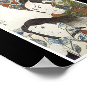 Poster van Japans schilderij c. 1832 (Hoek)