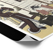 Poster van Japans schilderij c. jaren '1780 (Hoek)