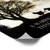 Poster van Japanse prit (goud) (Hoek)