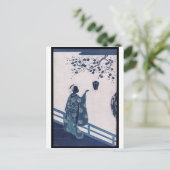 Poster van Japanse schilderijen c. late jaren 1760 Briefkaart (Staand voorkant)