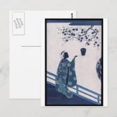 Poster van Japanse schilderijen c. late jaren 1760 Briefkaart (Voorkant / Achterkant)