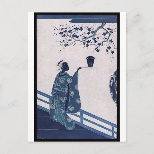Poster van Japanse schilderijen c. late jaren 1760 Briefkaart (Voorkant)