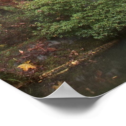 Poster van Japanse tuin (Hoek)