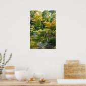 Poster van Japanse tuin (Keuken)