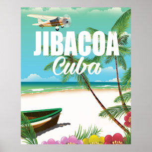 Poster van Jibacoa-strandvakantie