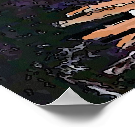 Poster van jonge Mannen (Hoek)