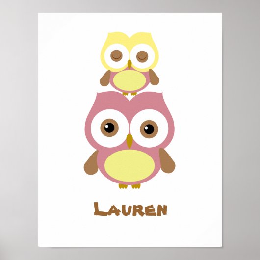 Poster van juffrouw kindermeisje (Voorkant)
