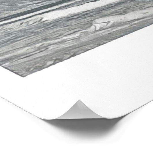 Poster van Kaapstad Tafelschets (Hoek)