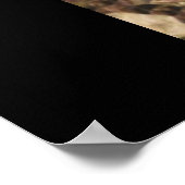 Poster van kalkoenen ... Dank u en ja! (Hoek)