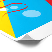 Poster van Kandinsky's puppy (Hoek)