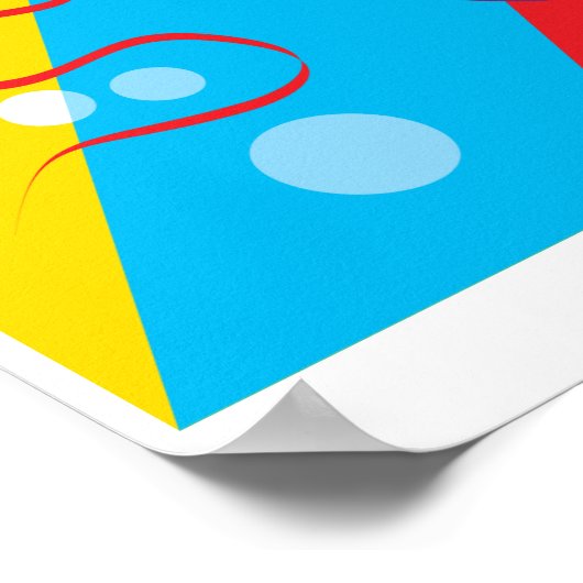 Poster van Kandinsky's puppy (Hoek)