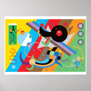 Poster van Kandinsky's puppy