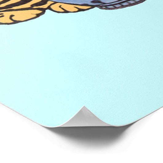 Poster van kat en muis (Hoek)