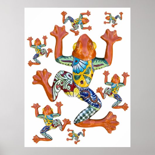 Poster van kikkers (Voorkant)