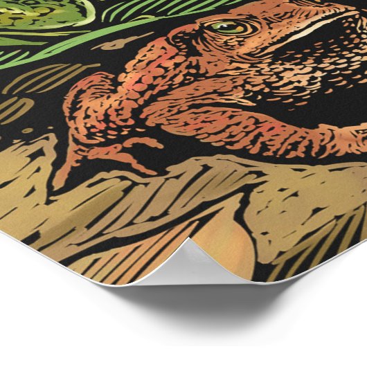 Poster van kikkers (Hoek)