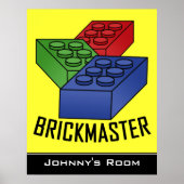 Poster van kinderbouwstenen (Voorkant)