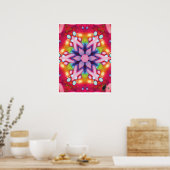 Poster van Kinetic Collage Kaleidoscope verwijdere (Keuken)