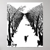 Poster van kippende katten (Voorkant)