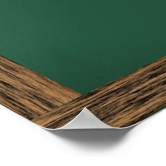 Poster van  klaslokaal-alkboard (Hoek)