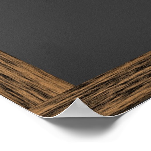 Poster van  klaslokaal-alkboard (Hoek)