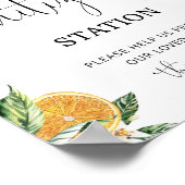 Poster van kleine kutie Sanitizing Station (Hoek)