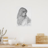 Poster van kleine mama's (Keuken)