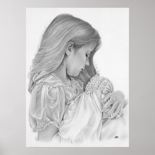 Poster van kleine mama's (Voorkant)