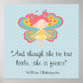 Poster van kleine vlindervlinder (Voorkant)