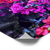 Poster van kleurrijke bloemen (Hoek)